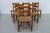 Danish Hans Dau Oak Chairs with Rush Seats in Seagrass, 1940s. Set of 6. Set of six Scandinavian Mid-Century Modern dining...