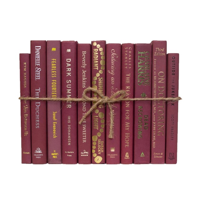 Modern Decorative Books - Rosé Book Bundle - 1 Foot of Pink Books For Sale - Image 3 of 4