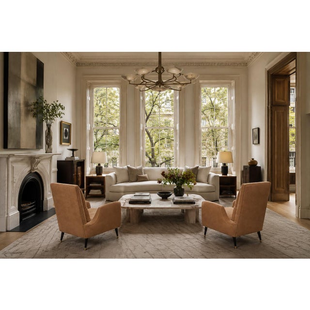 Giuseppe Scapinelli Armchairs in Hardwood & Suede, Brazil, 1950s For Sale In New York - Image 6 of 18