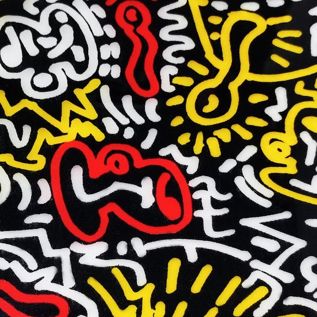 Pop Art Serving Tray by Keith Haring for Café Des Arts, 1990s For Sale - Image 8 of 10