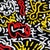 Pop Art Serving Tray by Keith Haring for Café Des Arts, 1990s For Sale - Image 8 of 10