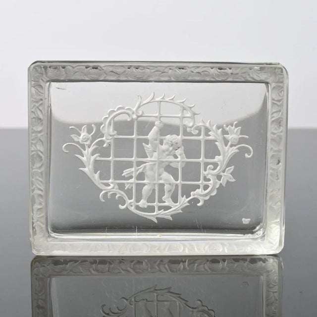 Bohemian Intaglio Glass Box from Heinrich Hoffmann, 1930s For Sale - Image 10 of 10