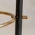 Black 1950s Italian 3-Arm Black Metal Floor Lamp with Opaline Diffusers For Sale - Image 8 of 10