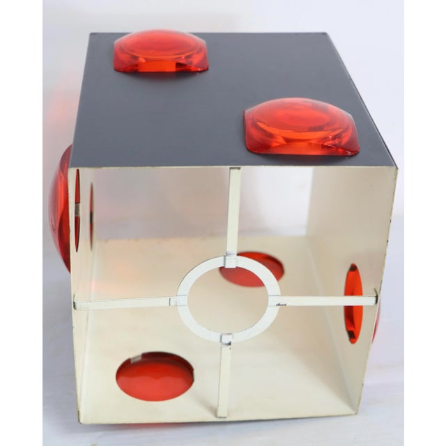 1960s Mid Century Jeweled Shade Possibly Lightolier After Sarfatti For Sale - Image 5 of 12