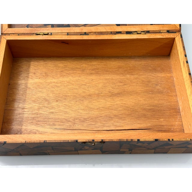 Olive Wood Mosaic Box For Sale - Image 12 of 12