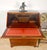 Mid-Century Modern Vintage Writing Bureau Desk in Leather and Mahogany, 1960 For Sale - Image 3 of 18
