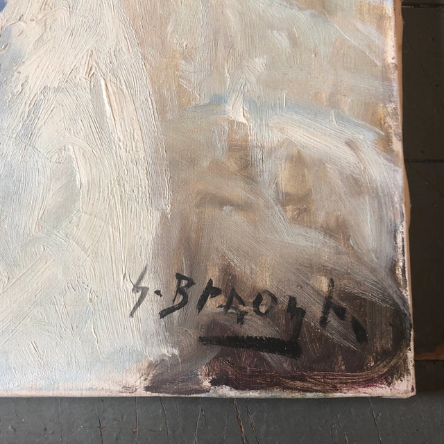 Original painting on stretched canvas 16 x 20 unframed signed bottom right