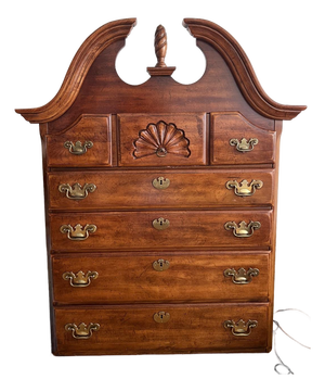 Vintage Finds Dark Brown Wood Dresser