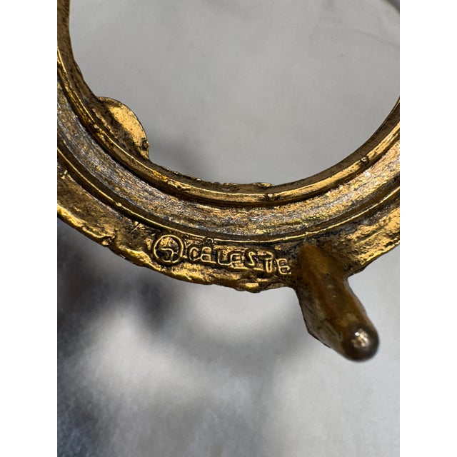 Glass 1920s Regency “Celeste” Rhinestone and Glass Ashtray/Trinket Dish (Set of 2) For Sale - Image 7 of 12