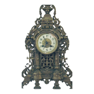 Over-the-Top Ornate Japy French Brass Antique Clock