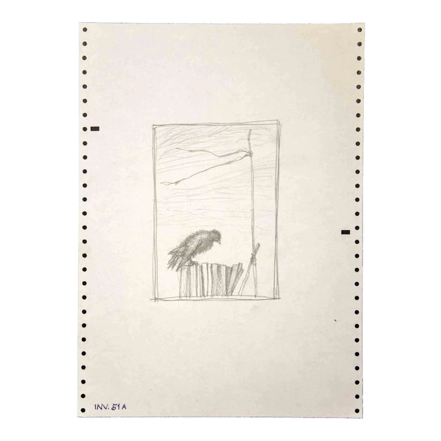 Leo Guida, The Bird, Drawings, 1970s For Sale