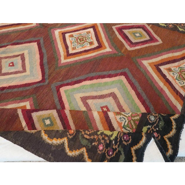 Galerie Shabab Collection Mid-20th Century Turkish Flatweave Kilim Rug For Sale - Image 9 of 10