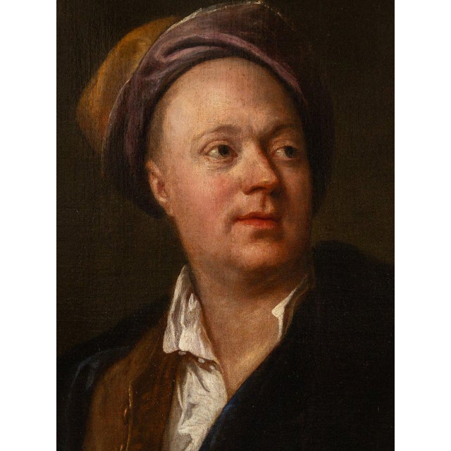 After Salomon Adler, Portrait of a Learned Gentleman, 17th Century, Oil On Canvas For Sale - Image 5 of 8