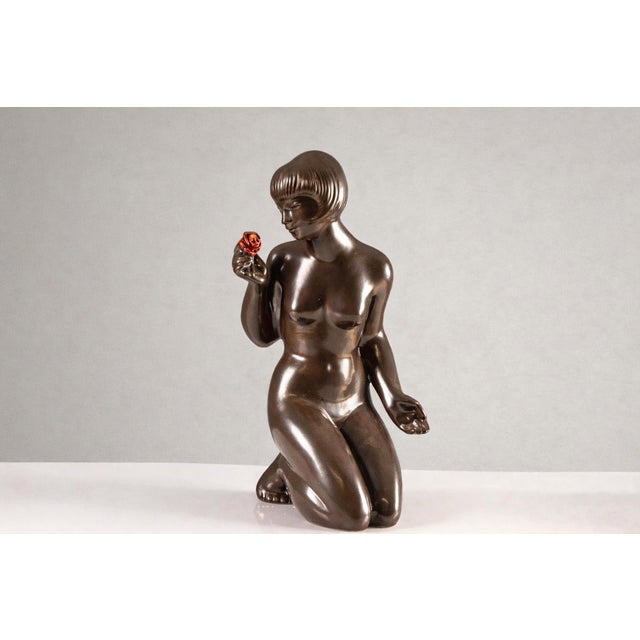 J. Forejtová, Figurative Ceramic Sculpture, 1960s, Ceramic For Sale - Image 6 of 6