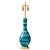 Mid 20th Century Italian Striped Glaze Ceramic Lamp For Sale - Image 5 of 5