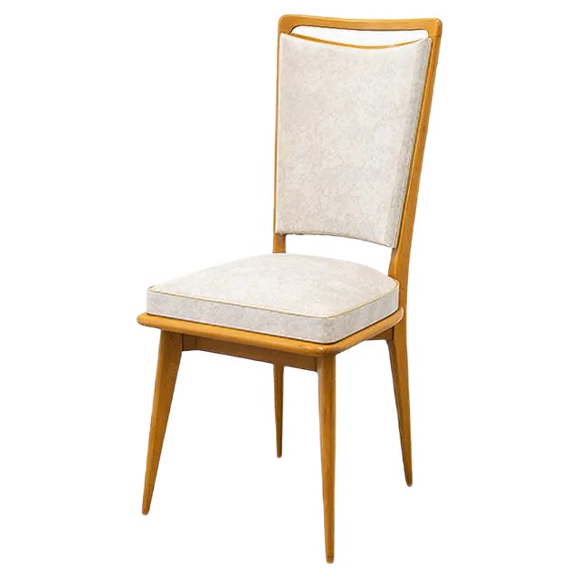 Mid-Century French Dining Chairs, 1950s, Set of 6 For Sale