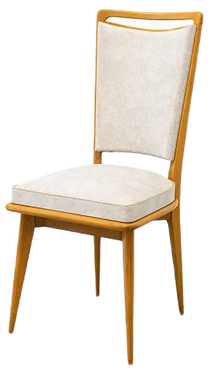 Mid-Century French Dining Chairs, 1950s, Set of 6