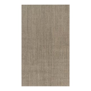 Rug & Kilim’s Oversized Modern Textural Rug With Beige and Gray Striae - 10x17 For Sale