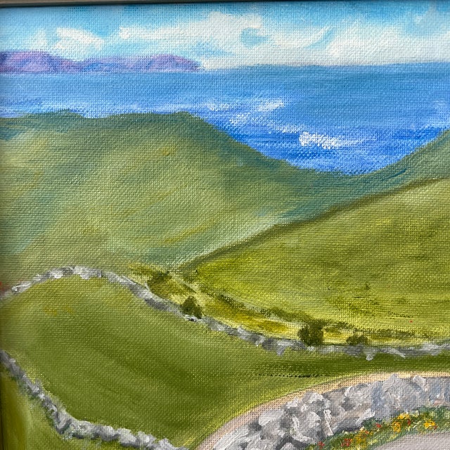Reta Snow Signed & Framed Oil on Board Painting - 'Ireland' For Sale - Image 4 of 5