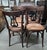 Vintage Bentwood Chairs with Black Lyre-Shaped Backrest, 1930s, Set of 6 For Sale - Image 4 of 10