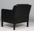 Wood EJ 315/1 Lounge Chair in Black Leather by Erik Jørgensen, 2000s For Sale - Image 7 of 8