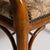 Mid 20th Century France Hollywood Regency Brown Wood Armchair For Sale - Image 4 of 11
