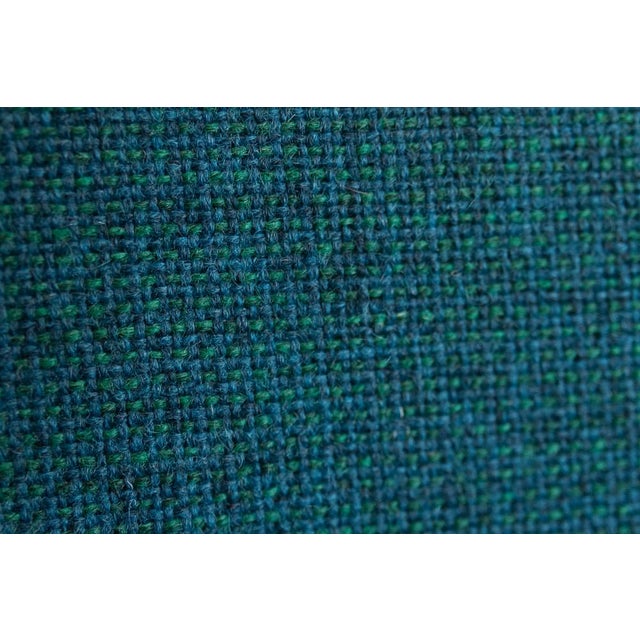 Danish Modern Easy Chair in Teal Blue, 1950s For Sale - Image 14 of 18
