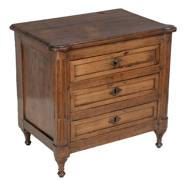 19th Century French Louis XVI Style Miniature Sampler Commode For Sale