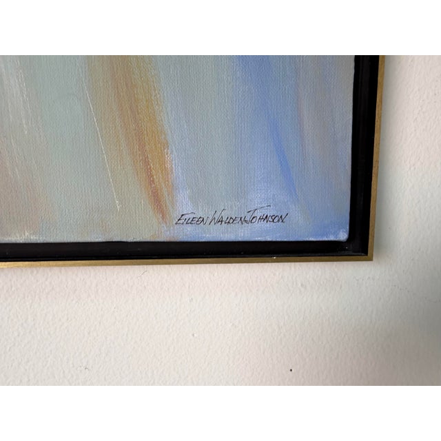 Eileen Walden Johnson Contemporary Expressionist Abstract Acrylic Painting on Canvas, Metal Framed For Sale - Image 10 of 12