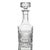 Glass Galway Irish Crystal O’Malley Pattern Cut Crystal Whiskey Decanter (11.375") For Sale - Image 7 of 9