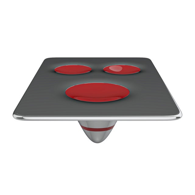 Not Yet Made - Made To Order "Gravitazione" Coffee Table With Mirror Polish Stainless, Handcrafted For Sale - Image 5 of 9