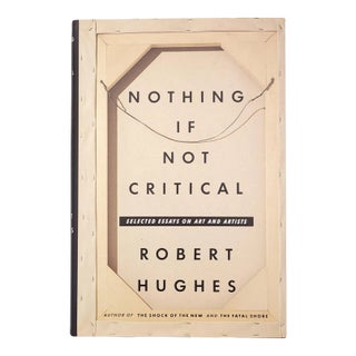 Robert Hughes, "Nothing if Not Critical", 1990 For Sale