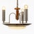 Metal Four-Lamp Chandelier, 1940s For Sale - Image 6 of 6