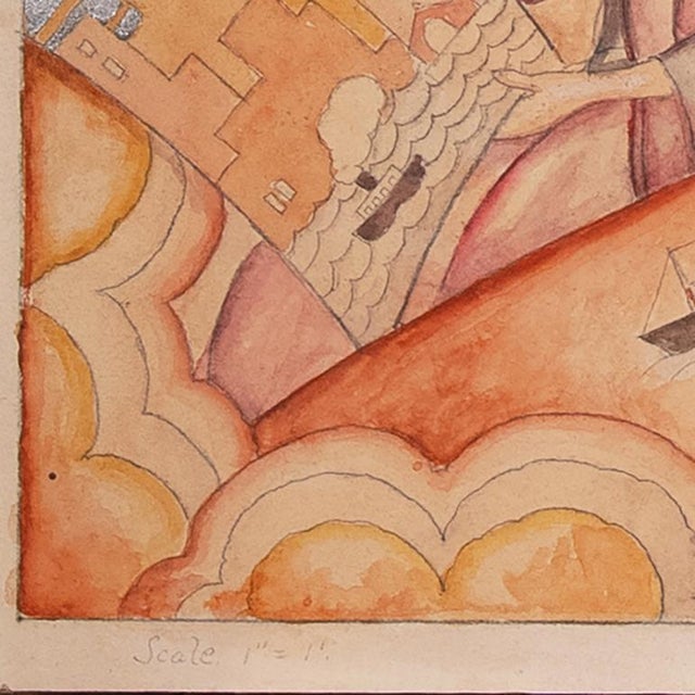 American 'Study for a Mural' by Daniel Putnam Brinley, 1932, Maquette, Allegory, Chicago, Alfred Stieglitz, Armory Show, National Academy of Design For Sale - Image 3 of 11