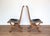 Spanish Dining Chairs in Oak and Leather by Pierre Lottier Valmazan, 1960s, Set of 2 For Sale - Image 4 of 18