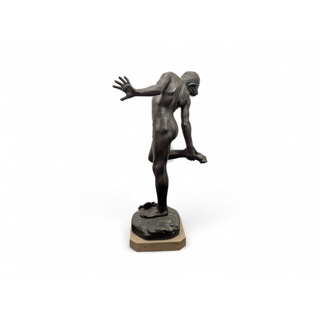 Bronze Statue of a Young Fisherman, 20th Century For Sale - Image 4 of 9