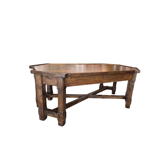 Italian Bennett Walnut Coffee Table For Sale - Image 3 of 3