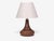 1960s Mid-Century Modern Arne Finne Nielsen, Table Lamp, Brown Glazed Stoneware For Sale - Image 4 of 10