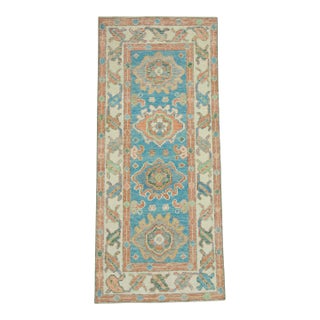 Turkish Oushak Rug 2'7" x 5'10" #17660 For Sale
