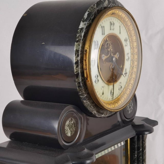 Antique Clock with Mercury Pendulum, 1890 For Sale - Image 15 of 18