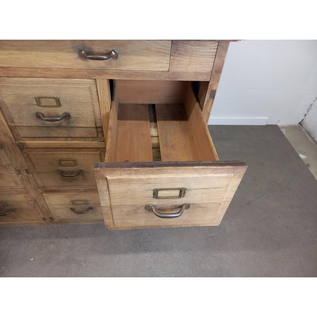 Oak Workshop Cabinet with Drawers, 1890s For Sale - Image 17 of 18