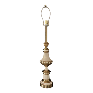 Stiffel Hollywood Regency Designed by Tommi Parzinger Enamel and Brass Table Lamp