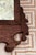 Early 19th Century Antique American Chippendale Style Butler's Mirror, Carved Wood Frame, Older Glass For Sale - Image 5 of 8