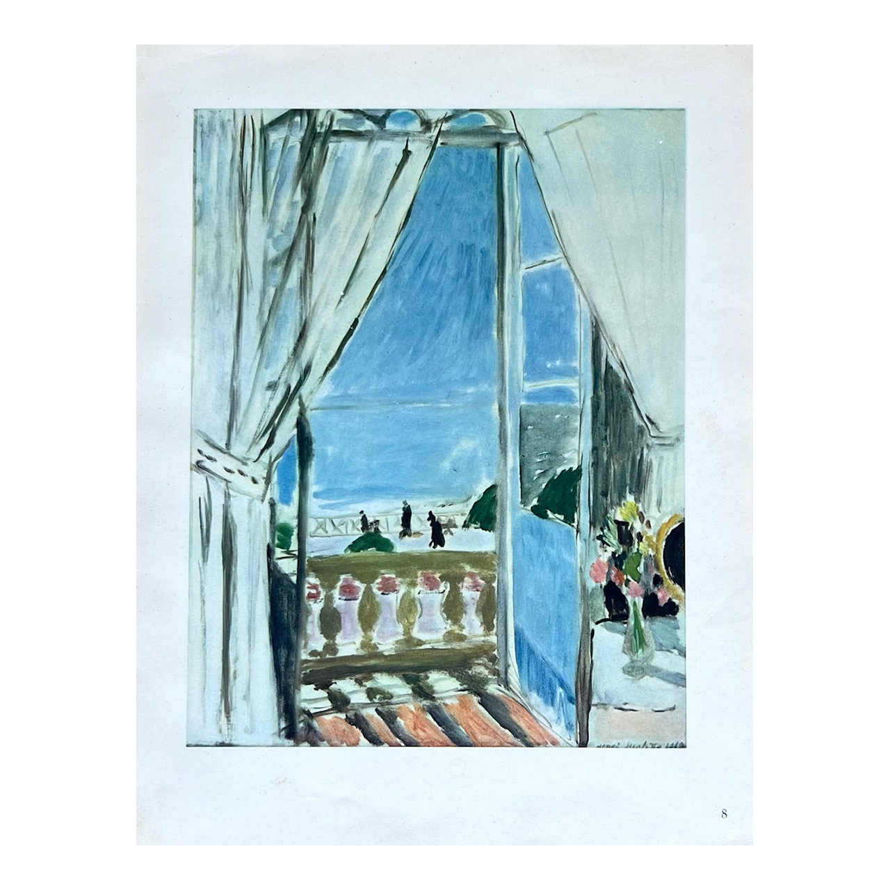 Henri Matisse Engraving 8 Window in Nice 1948 | Chairish