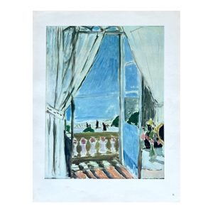 Henri Matisse Engraving 8 Window in Nice 1948