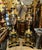 Make a dramatic statement with this breathtaking monumental Sevres-style porcelain vase on pedestal, a luxurious piece...