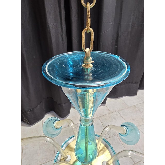 Aqua Sinfonia Chandelier from La Murrina, 1980s For Sale - Image 8 of 15