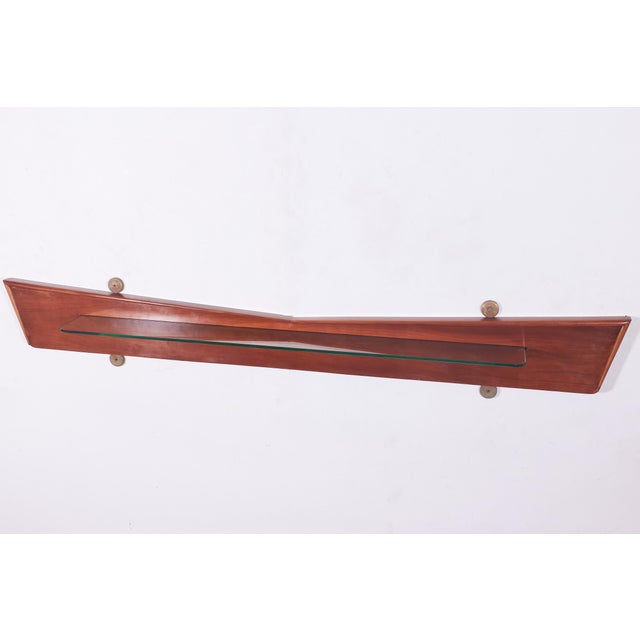 1950s Mid-Century Wall Console attributed to Vittorio Dassi, 1950s For Sale - Image 5 of 11
