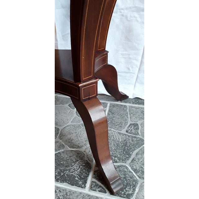 Antique German Biedermeier Sewing Table in Mahogany, 1830s For Sale - Image 10 of 14