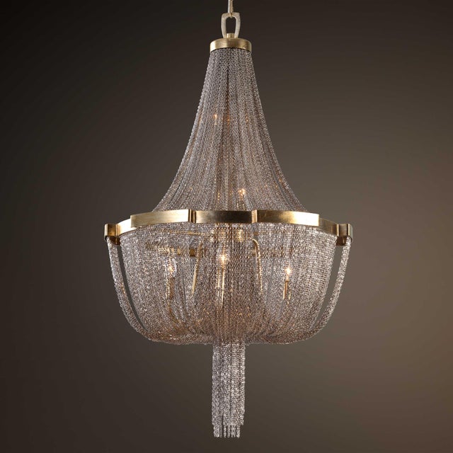 Chain Link Chandelier Chairish